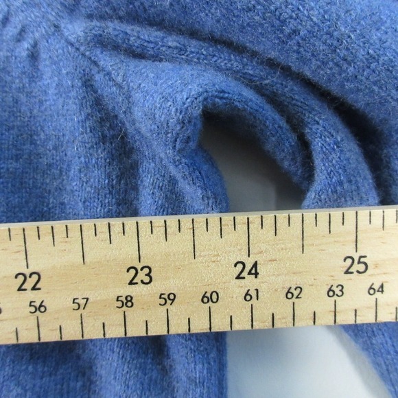 Calvin Klein CK Men Wool Blend Sweater XL Blue Knit Crewneck Pullover Casual 416 - Picture 10 of 11